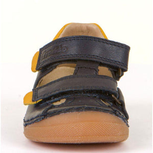 Froddo Boys Navy European Leather Toddler Sandals (Ankle Support) - ShoeKid.ca