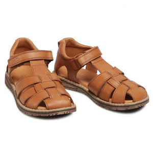 Froddo Daros Boys Brown Leather Sandals (Little Kids/Big Kids) - ShoeKid.ca