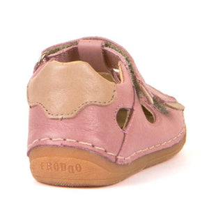 Froddo Girls Pink Leather Toddler Sandals (Ankle Support) - ShoeKid.ca