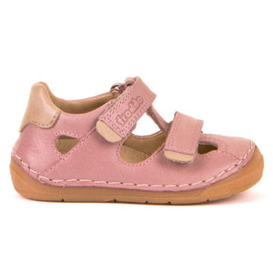 Froddo Girls Pink Leather Toddler Sandals (Ankle Support) - ShoeKid.ca