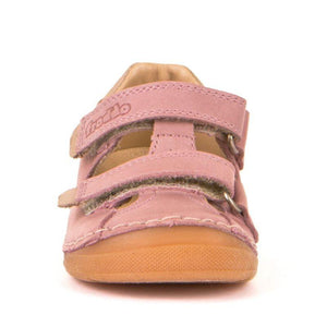 Froddo Girls Pink Leather Toddler Sandals (Ankle Support) - ShoeKid.ca