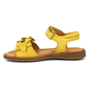 Froddo Girls Yellow Leather Sandals (Little Kids/Big Kids) - ShoeKid.ca