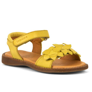 Froddo Girls Yellow Leather Sandals (Little Kids/Big Kids) - ShoeKid.ca