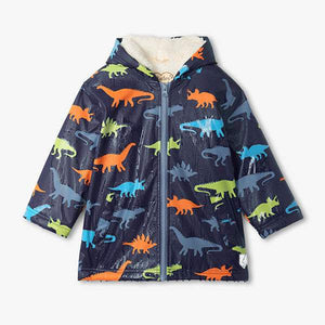 Hatley Dino Silhouette Colour Changing Raincoat - ShoeKid.ca