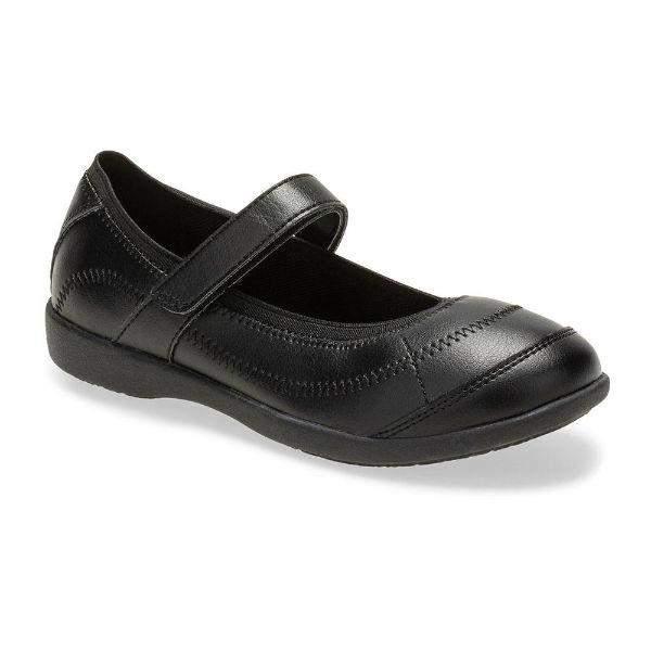 Hush Puppies Reese Girls Leather Uniform Shoes - ShoeKid.ca