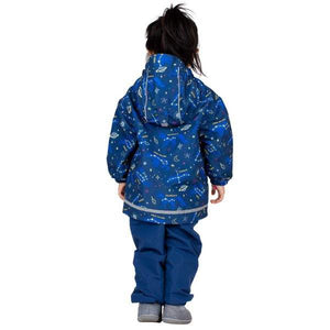 Jan & Jul Cozy-Dry 100% Waterproof Fleece Lined Rain Jacket Constellations - ShoeKid.ca