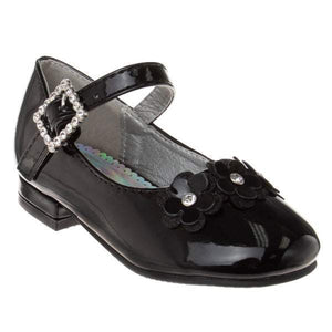 Josmo black strap girls Dress Shoes (Toddler) - ShoeKid.ca
