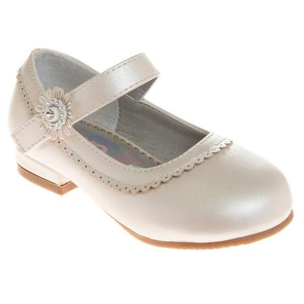 Josmo Girls Beige Dress Shoes (Toddler) - ShoeKid.ca