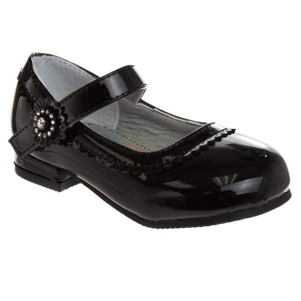 Josmo Girls Black Dress Shoes (Toddler) - ShoeKid.ca