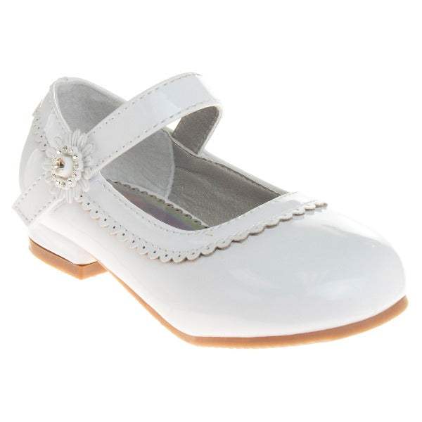 Josmo Girls White Dress Shoes (Toddler) - ShoeKid.ca