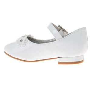 Josmo white strap girls Dress Shoes (Toddler) - ShoeKid.ca