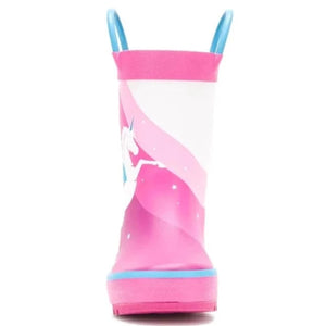 Kamik Magenta Unicorn Girls Toddler Little Kids Rain Boot - ShoeKid.ca
