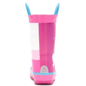 Kamik Magenta Unicorn Girls Toddler Little Kids Rain Boot - ShoeKid.ca