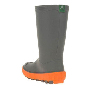 Kamik Riptide Charcoal Charbon Boys Rain Boots - ShoeKid.ca