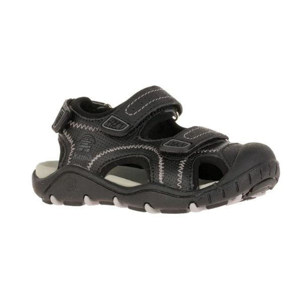 Kamik Seaturtle2 Boys Black Water Friendly Sandals - ShoeKid.ca