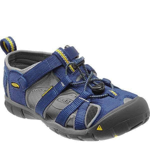 Keen Seacamp II CNX Blue Depths Gargoyle Little/Big Kids Sandals (Water Friendly) - ShoeKid.ca