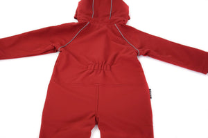 KidORCA Kids Soft Shell Fleece Lined Play Suit - Merlot - ShoeKid.ca