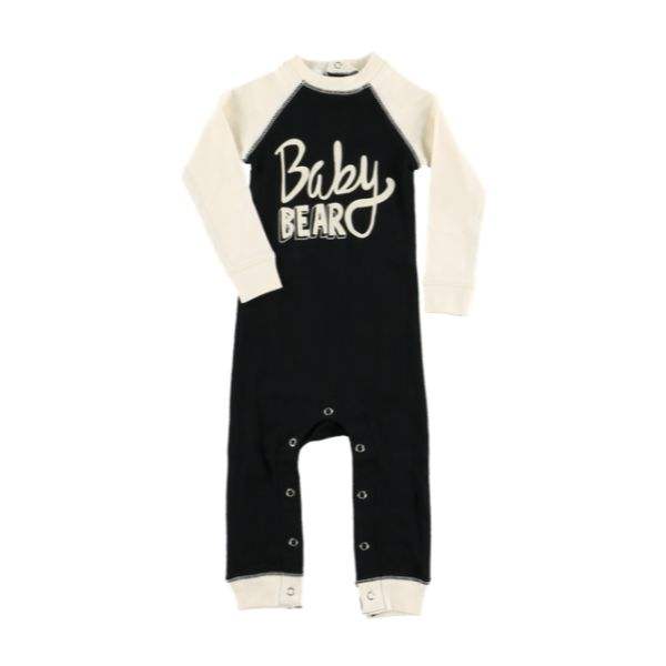 LazyOne Baby Bear Infant Black/White Flapjack - ShoeKid.ca