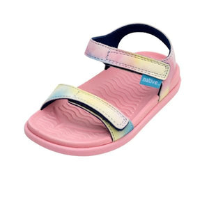 Native Charley Sugarlite Print Princess Pink Girls Sandals  Water Friendly - ShoeKid.ca
