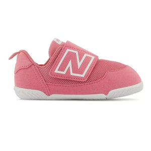 New Balance Pink Hook & Loop Girls Running Shoes (WIDE) - ShoeKid.ca