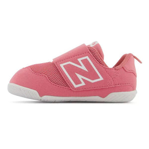 New Balance Pink Hook & Loop Girls Running Shoes (WIDE) - ShoeKid.ca