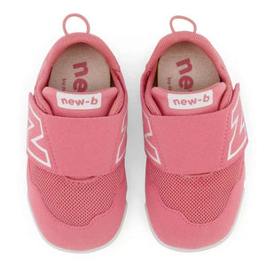 New Balance Pink Hook & Loop Girls Running Shoes (WIDE) - ShoeKid.ca