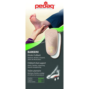 Pedag Bambini Kids Leather Orthotic Arch Support Insoles (Made in Germany) - ShoeKid.ca