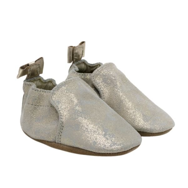 Robeez Pretty Pearl Soft Soles Gold - ShoeKid.ca