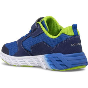 Saucony Blue Wind A/C Boys Running Shoes - ShoeKid.ca