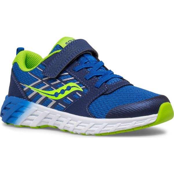 Saucony Blue Wind A/C Boys Running Shoes - ShoeKid.ca