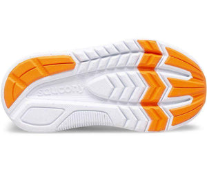 Saucony Kids Kinvara 12 Jr Gray/Orange - ShoeKid.ca
