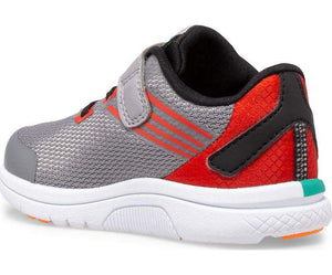 Saucony Kids Kinvara 12 Jr Gray/Orange - ShoeKid.ca