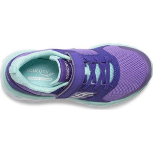 Saucony Purple Wind A/C Girls Running Shoes - ShoeKid.ca
