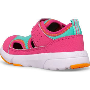 Saucony Quicksplash Pink Girls Sneaker Sandals (Water Friendly) - ShoeKid.ca