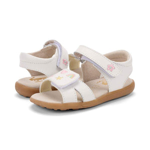 See Kai Run Olivia III Toddler Girls White Leather Sandals - ShoeKid.ca