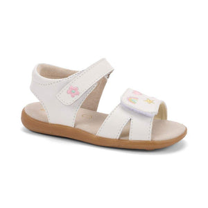 See Kai Run Olivia III Toddler Girls White Leather Sandals - ShoeKid.ca
