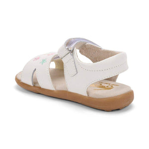 See Kai Run Olivia III Toddler Girls White Leather Sandals - ShoeKid.ca