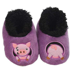 Snoozies Pig Patch Pals Kids Toddler Slippers - ShoeKid.ca