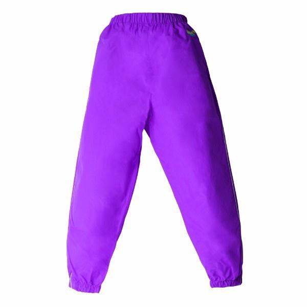Splashy Kids Rain Pants Purple (100% Waterproof) - ShoeKid.ca