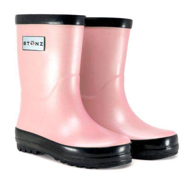 Stonz Kids Girls Toddler Rain Boots Metallic Haze Pink - ShoeKid.ca