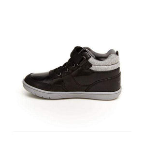 Stride Rite Boys Ryker High Top Toddler Black Leather Boots - ShoeKid.ca