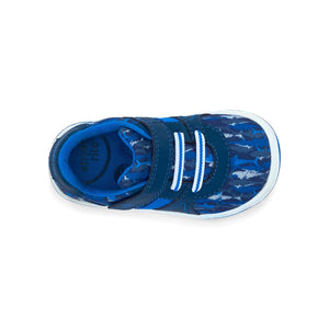 Stride Rite Boys Toddler Thompson Navy Shark Casual Sneakers - ShoeKid.ca