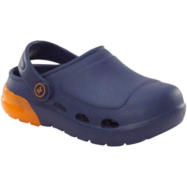 Stride Rite Bray Boys Navy Light-up Water Friendly Clog Sandals (Machine Washable) - ShoeKid.ca