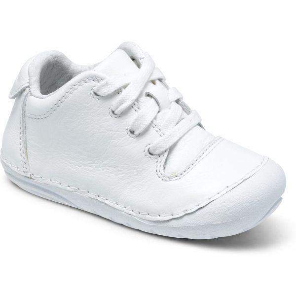 Stride Rite Freddie Baby Toddler White Lace-up Sneaker - ShoeKid.ca