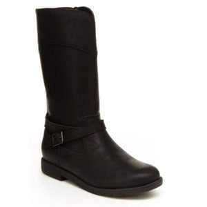 Stride Rite Juliette Girls Black Leather Boots - ShoeKid.ca