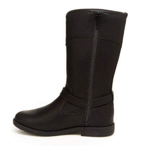 Stride Rite Juliette Girls Black Leather Boots - ShoeKid.ca