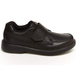 Stride Rite Laurence Boys Leather Black Uniform Shoes - ShoeKid.ca