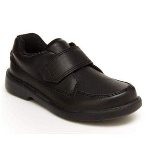 Stride Rite Laurence Boys Leather Black Uniform Shoes - ShoeKid.ca