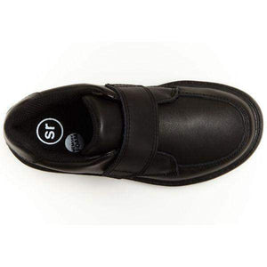 Stride Rite Laurence Boys Leather Black Uniform Shoes - ShoeKid.ca