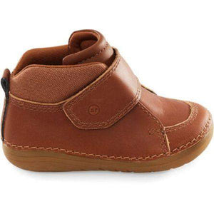 Stride Rite Mateo Baby Toddler Soft Motion Brown Leather Boots - ShoeKid.ca